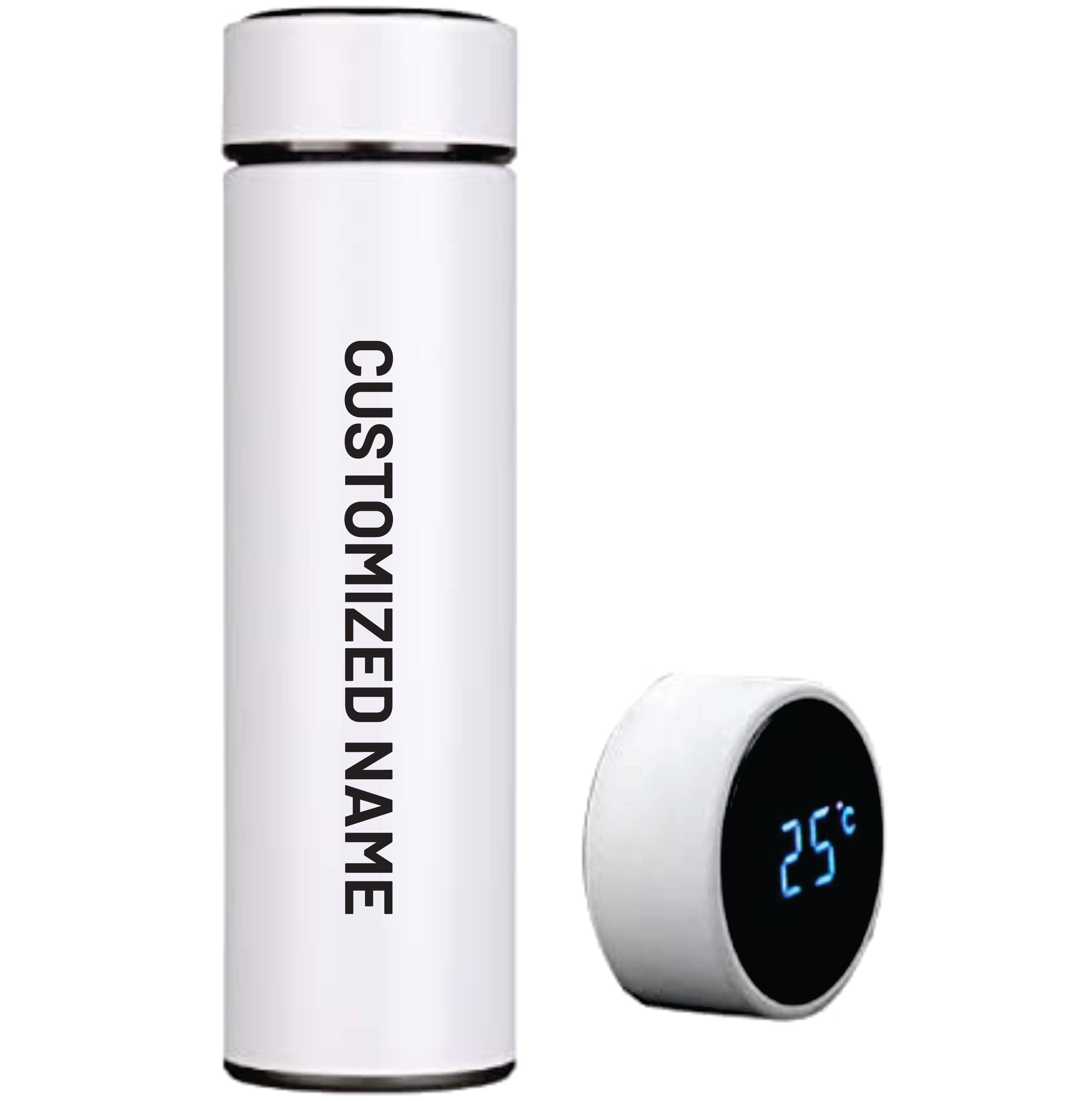 Smart Water Bottle – Insulated Coffee bottle| Travel Mug for Hot & Cold Beverages (500ml)
